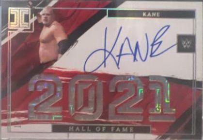Kane #HF-KNE Wrestling Cards 2022 Panini Impeccable WWE Hall of Fame Signatures