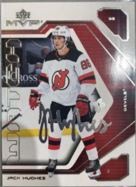 Jack Hughes #14 Hockey Cards 2021 Upper Deck MVP 20th Anniversary