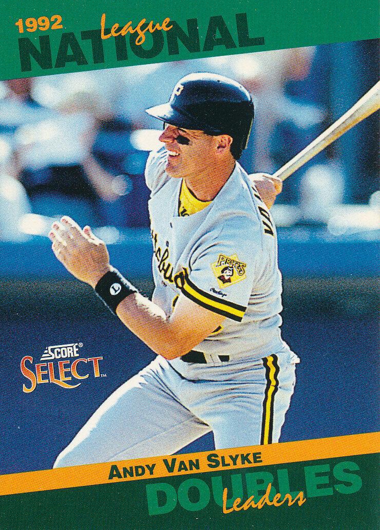 Andy Van Slyke #16 Baseball Cards 1993 Score Select Stat Leaders
