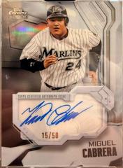 Miguel Cabrera #IVA-MC Prices | 2026 Topps Chrome Black Ivory