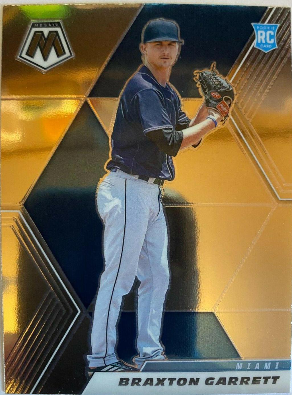 Braxton Garrett #204 Baseball Cards 2021 Panini Mosaic
