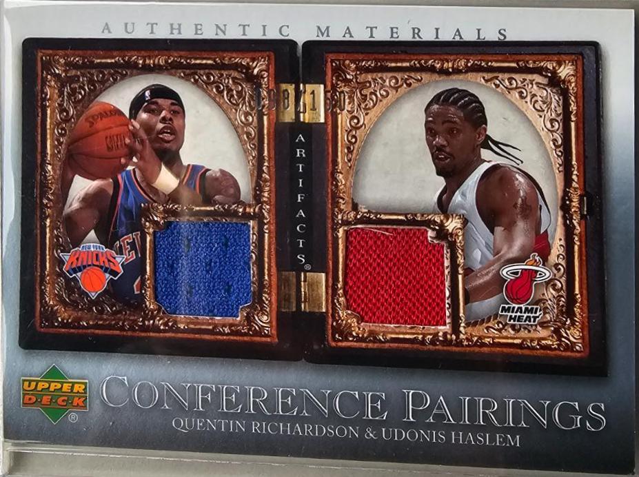 Adonis Haslem/Quentin Richardson #CP-RH Basketball Cards 2007 Upper Deck Artifacts Conference Pairings