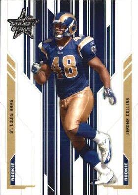 Jerome Collins #158 Football Cards 2005 Leaf Rookies & Stars