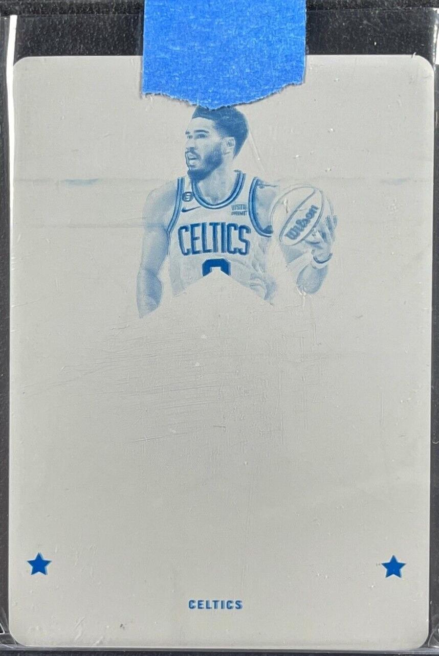 Jayson Tatum #4 Basketball Cards 2023 Panini Flawless Star Swatch