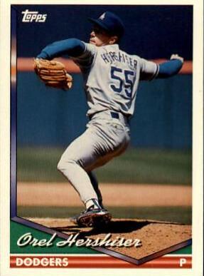 Orel Hershiser #460 Baseball Cards 1994 Topps