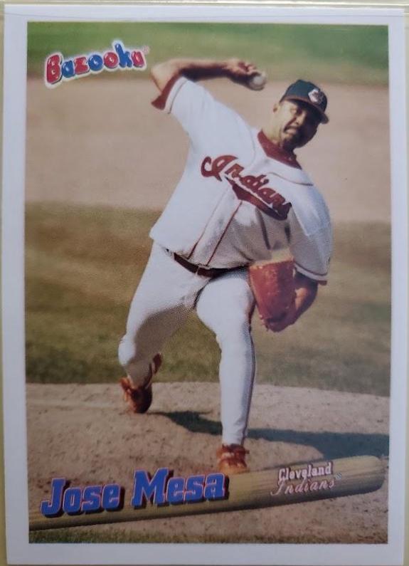Jose Mesa #55 Baseball Cards 1996 Bazooka
