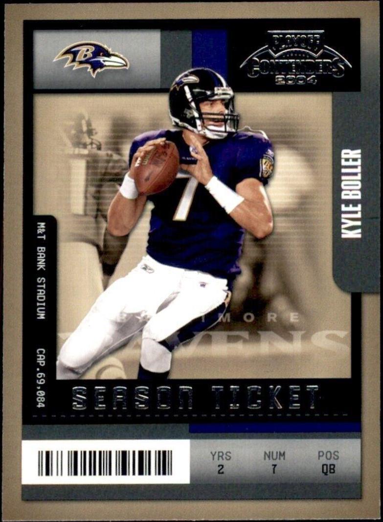 Kyle Boller #9 Football Cards 2004 Playoff Contenders