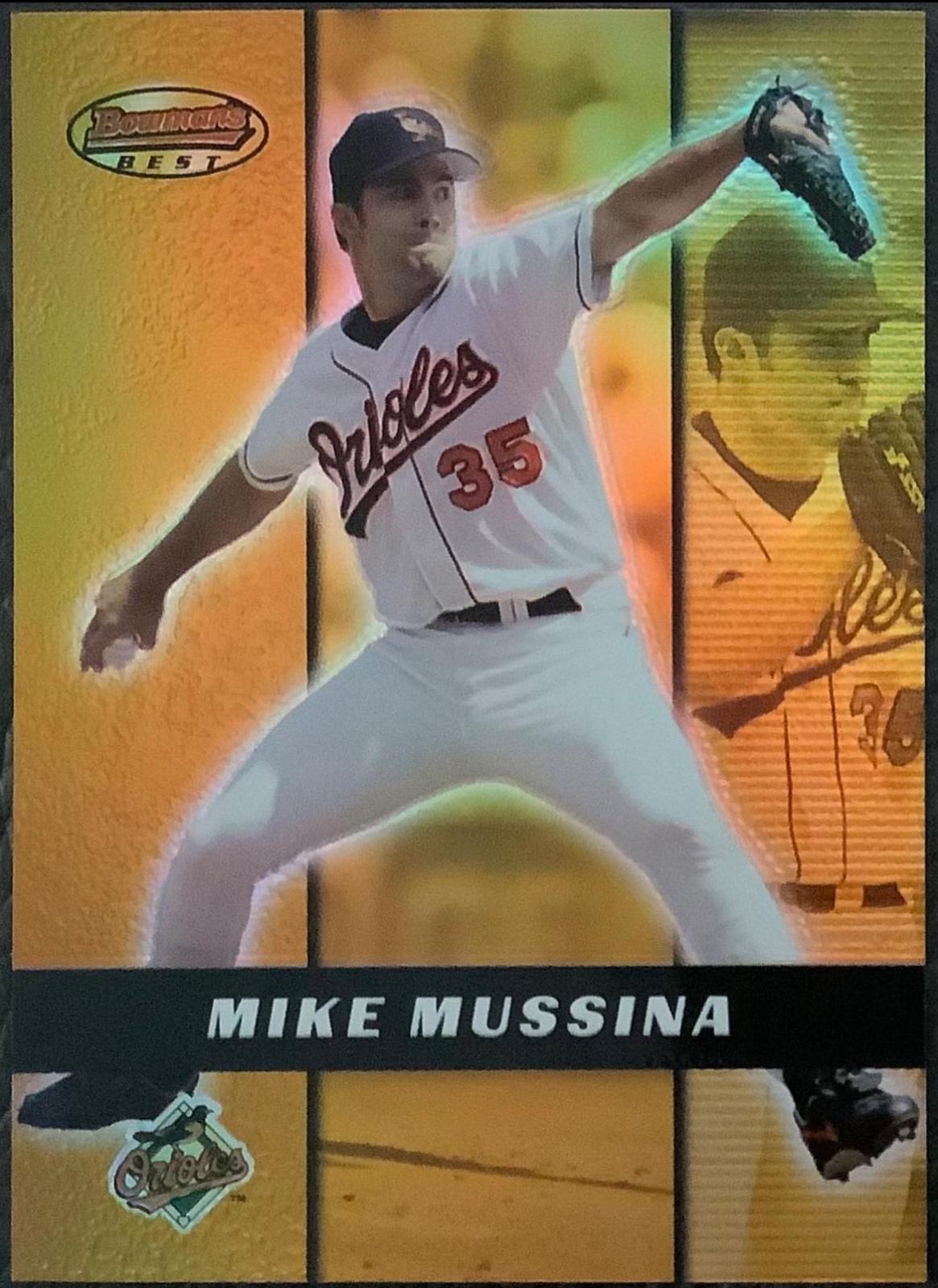 Mike Mussina #62 Baseball Cards 2000 Bowman's Best Performers