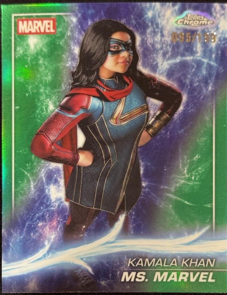 Ms. Marvel [Green Refractor] #136
