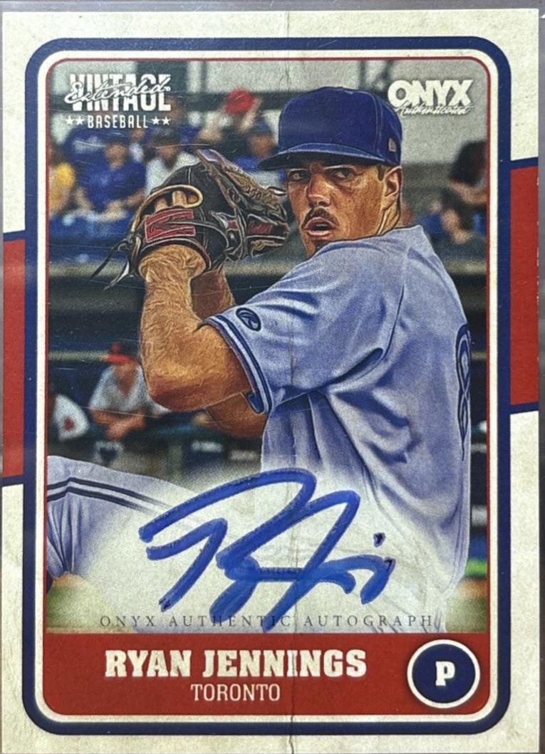 Ryan Jennings #VARYJE 2025 Onyx Vintage Autograph Baseball