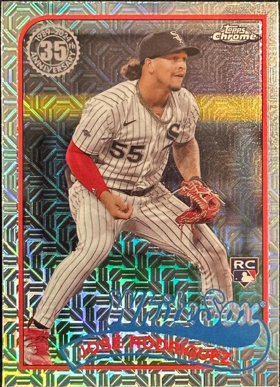Jose Rodriguez #2T89C-86 Baseball Cards 2024 Topps 1989 Chrome Silver Pack