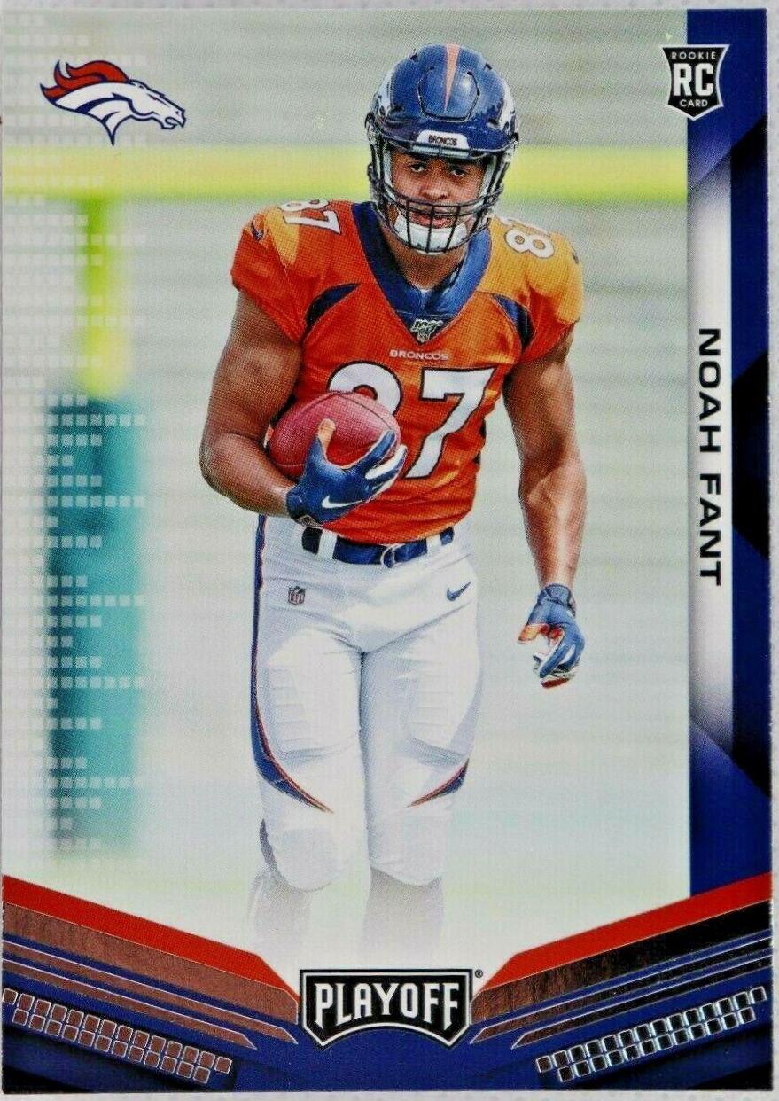 Noah Fant #222 Football Cards 2019 Panini Playoff