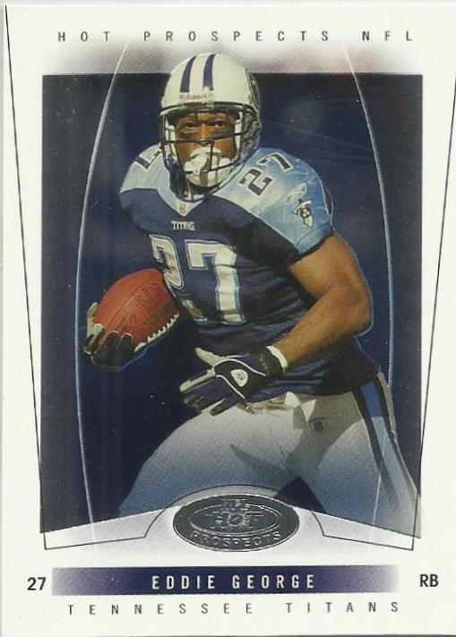 Eddie George #25 Football Cards 2004 Fleer Hot Prospects
