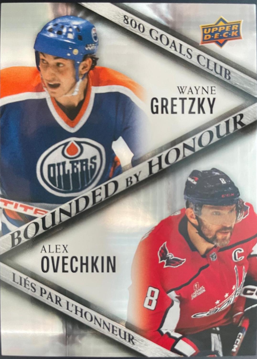 Gretzky & Ovechkin #BH-1 Hockey Cards 2024 Tim Horton's Greatest Duos Bounded by Honour