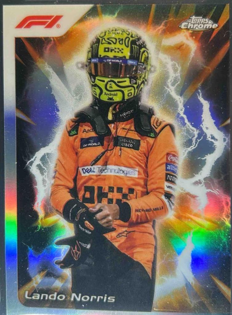 Lando Norris #US-7 Racing Cards 2024 Topps Chrome Formula 1 Ultrasonic