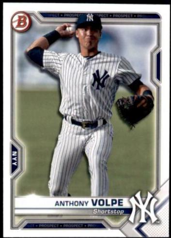 Anthony Volpe #BP-85 2021 Bowman Paper Prospects Baseball
