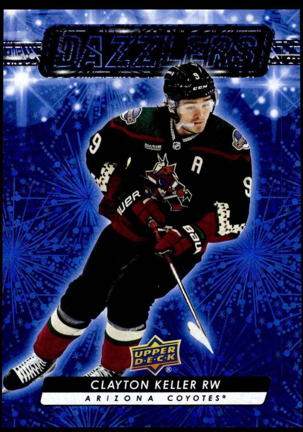 Clayton Keller #DZ-100 Hockey Cards 2023 Upper Deck Dazzlers
