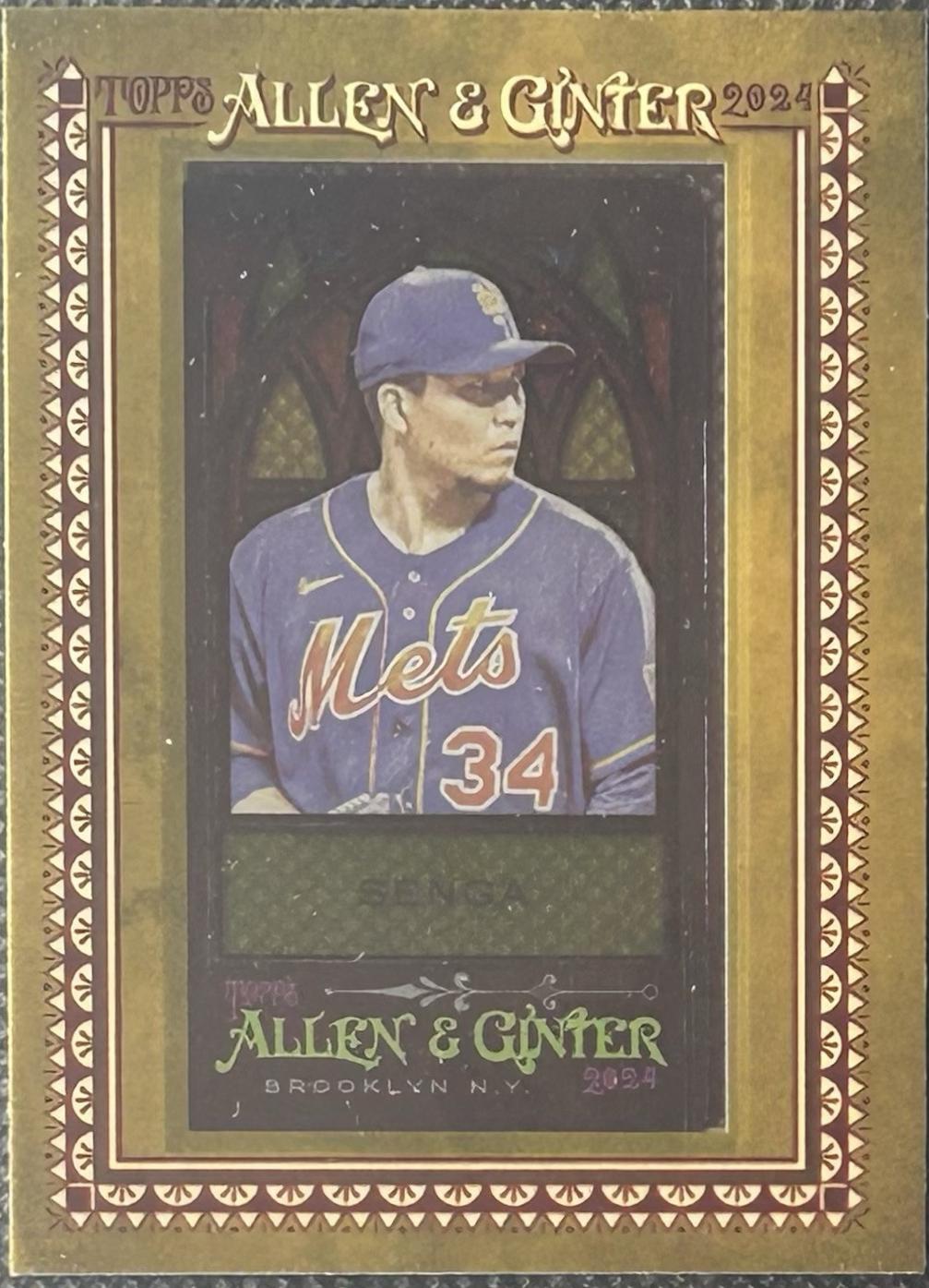 Kodai Senga #147 Baseball Cards 2024 Topps Allen & Ginter Stained Glass Mini