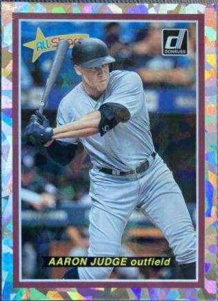 Aaron Judge #AS1 Baseball Cards 2018 Panini Donruss All Stars