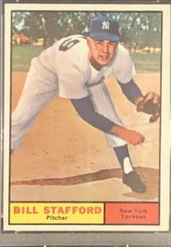 Bill Stafford #213 Baseball Cards 1961 Topps