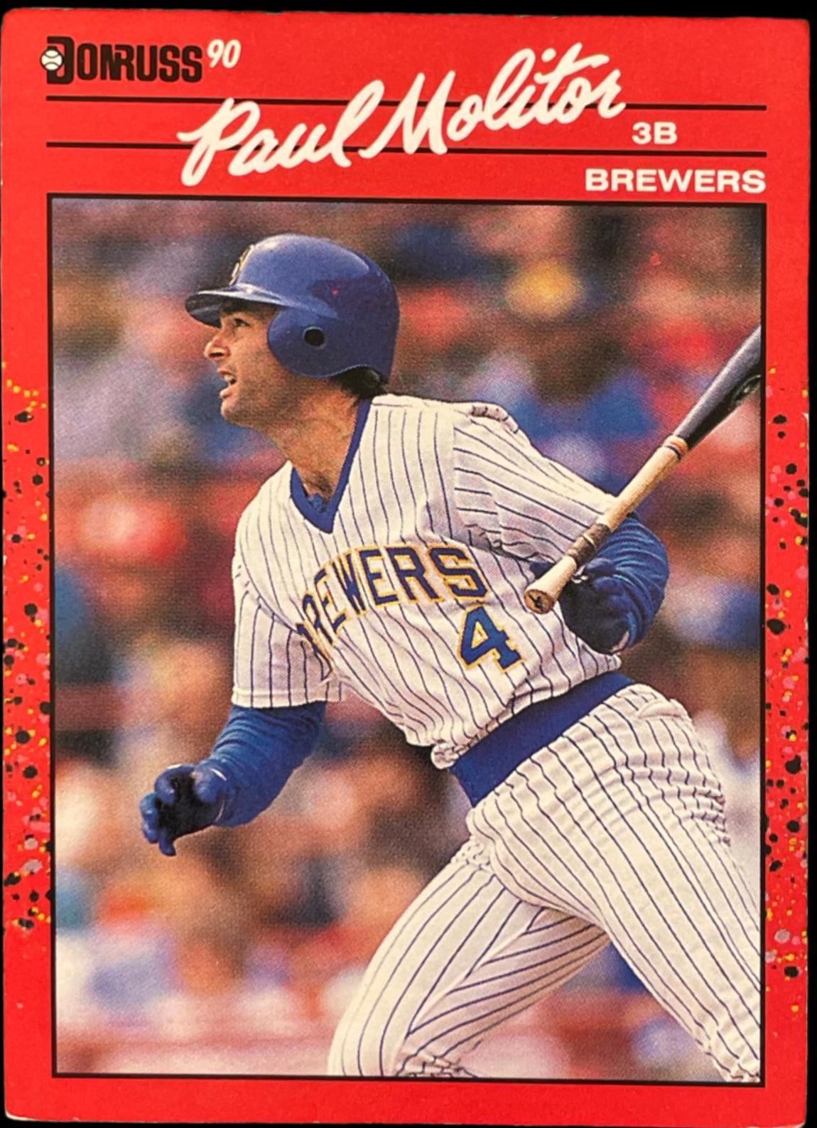 Paul Molitor #103 Baseball Cards 1990 Donruss
