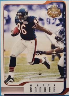 Marty Booker #12 Football Cards 2002 Fleer Focus Jersey Edition