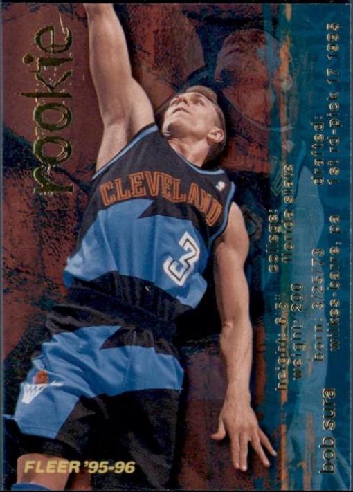 Bob Sura #312 Basketball Cards 1995 Fleer