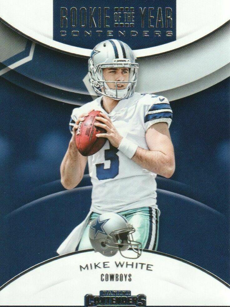 Mike White Football Cards 2018 Panini Contenders Rookie of the Year