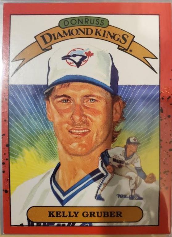Kelly Gruber #12 Baseball Cards 1990 Donruss