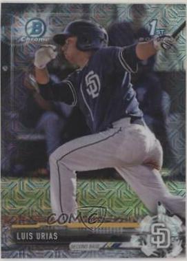 Luis Urias #BCP107 Baseball Cards 2017 Bowman Mega Box Chrome Prospects