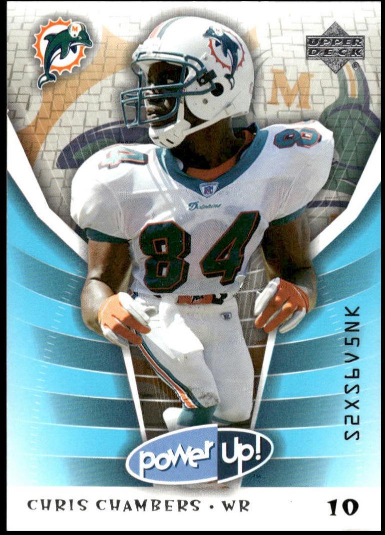 Chris Chambers #52 Football Cards 2004 Upper Deck Power Up
