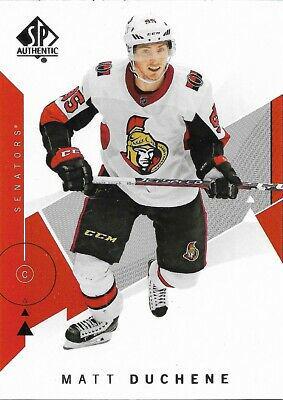 Matt Duchene #8 Hockey Cards 2018 SP Authentic
