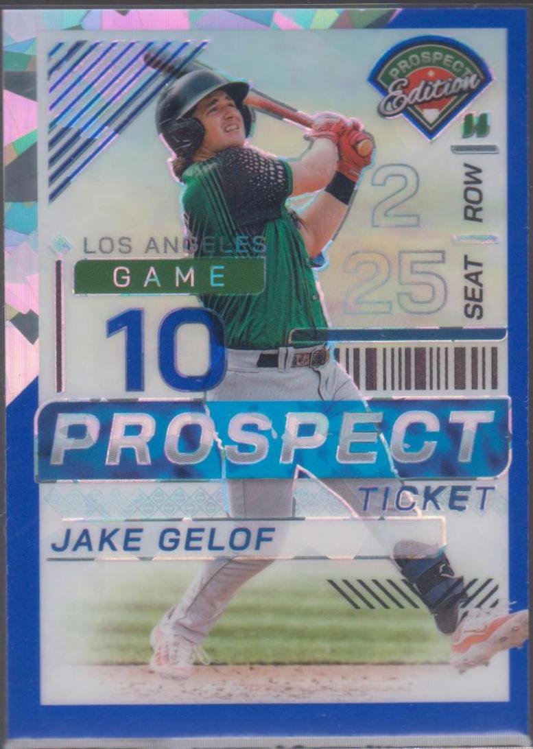 Jake Gelof [Blue Ice Ticket Holo] #196