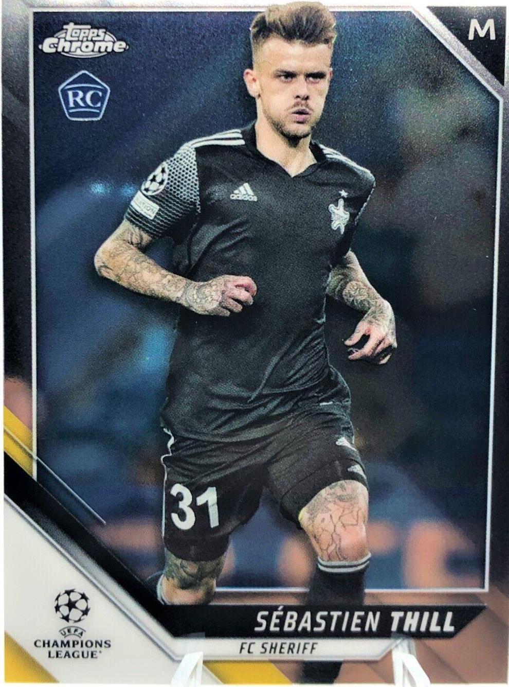 Sebastien Thill #162 Soccer Cards 2021 Topps Chrome UEFA Champions League