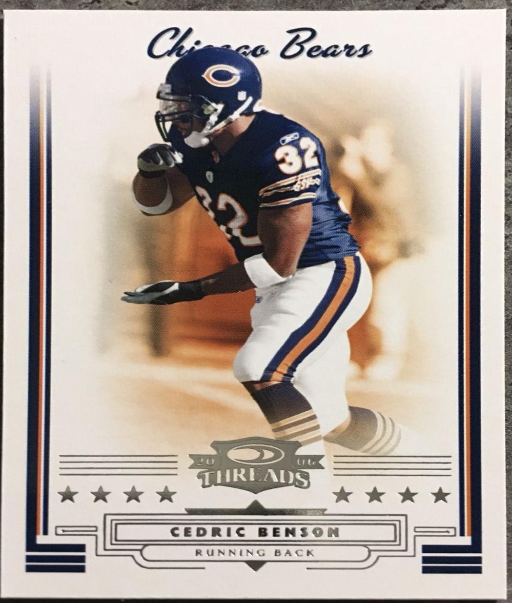 Cedric Benson #147 2006 Panini Donruss Threads Football