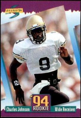 Charles Johnson #278 Football Cards 1994 Panini Score