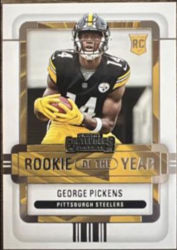 George Pickens #ROY-GPI Football Cards 2022 Panini Contenders Rookie of the Year