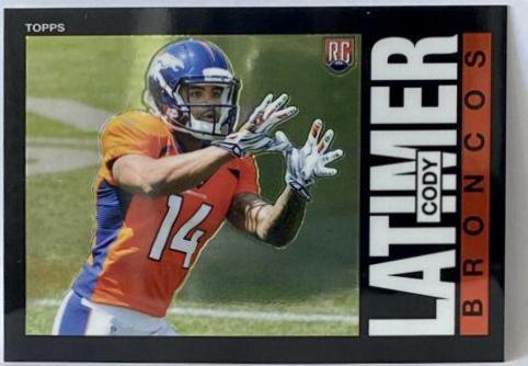 Cody Latimer #28 Football Cards 2014 Topps Chrome 1985
