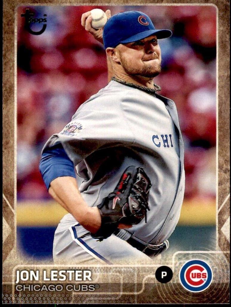 Jon Lester #406 Baseball Cards 2015 Topps Update