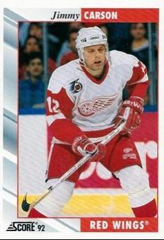 Jimmy Carson #9 Hockey Cards 1992 Score