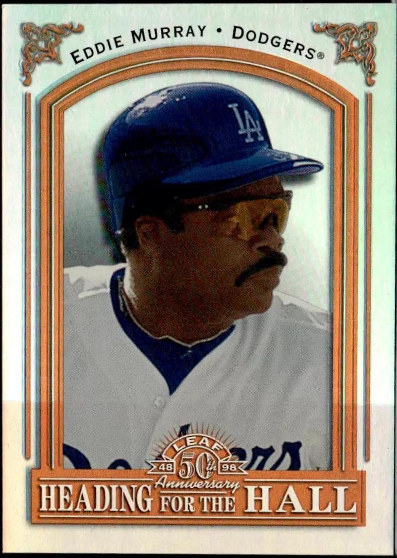 Eddie Murray #15 Baseball Cards 1998 Leaf Heading for the Hall