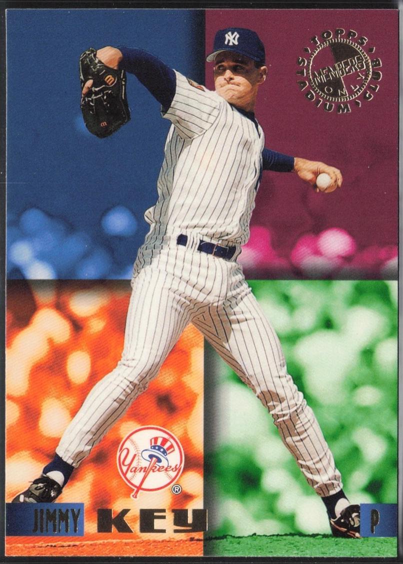 Jimmy Key #25 Baseball Cards 1995 Stadium Club Members Only 50