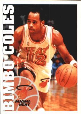 Bimbo Coles #11 Basketball Cards 1995 Panini Stickers