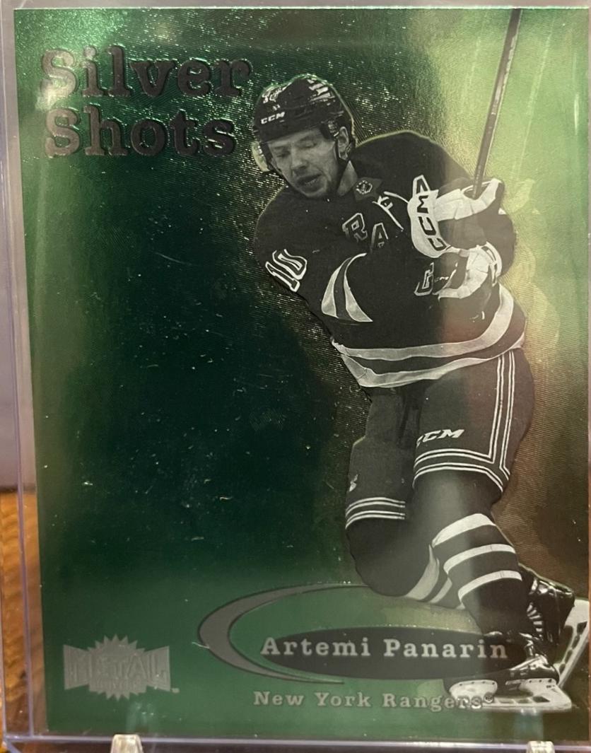 Artemi Panarin #SS-19 Hockey Cards 2024 SkyBox Metal Universe Silver Shots