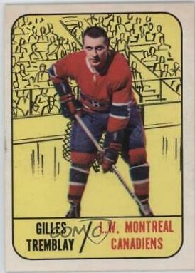 Gilles Tremblay #5 Hockey Cards 1967 Topps