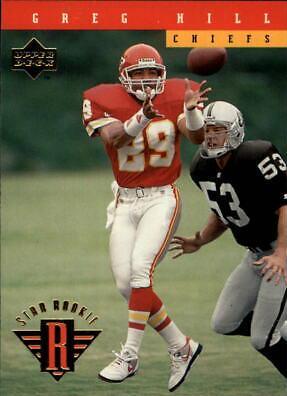 Greg Hill #11 Football Cards 1994 Upper Deck