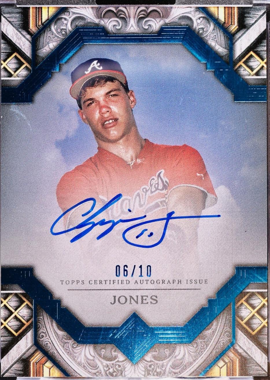 Chipper Jones [Blue] #TAC-CJO