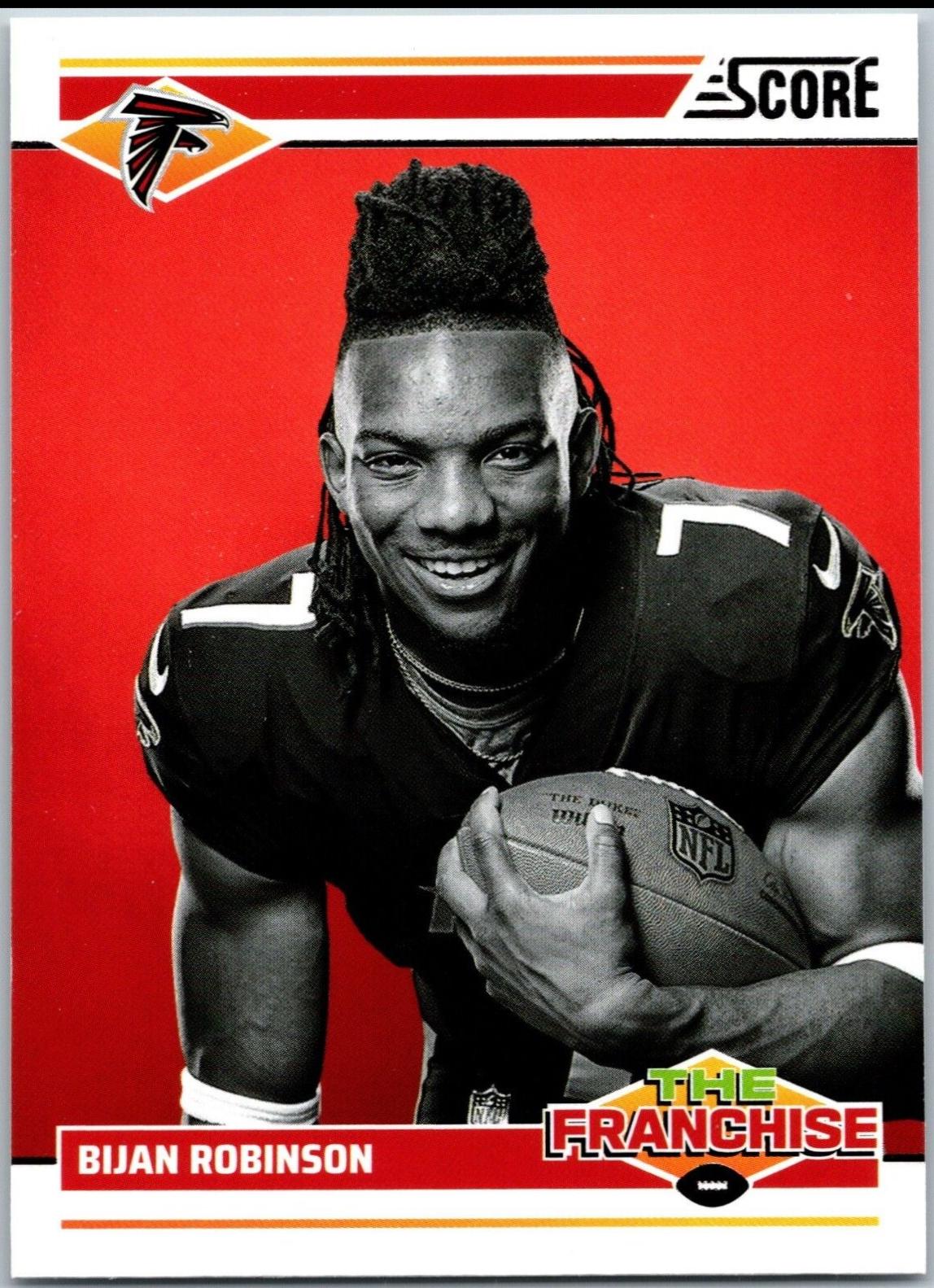 Bijan Robinson #2 Football Cards 2024 Panini Score The Franchise