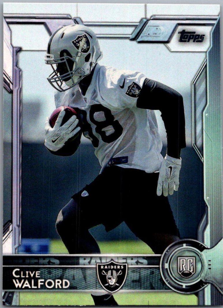 Clive Walford #413 Football Cards 2015 Topps