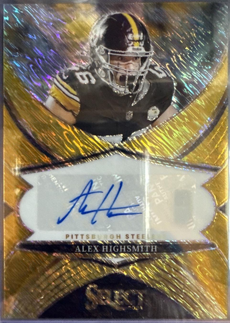 Alex Highsmith #40 2024 Panini Select Football Select Signatures